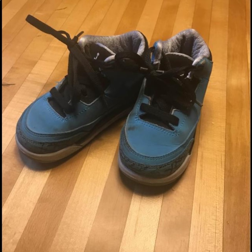 Jordans 7c bubblegum blue toddler